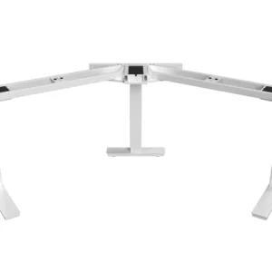 L shape motor-driven adjustable height sit stand desks 23 -Vakadesk