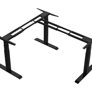 Electric 3-leg L-shape 3-motor standing desk 90° desk frames 23 -Vakadesk