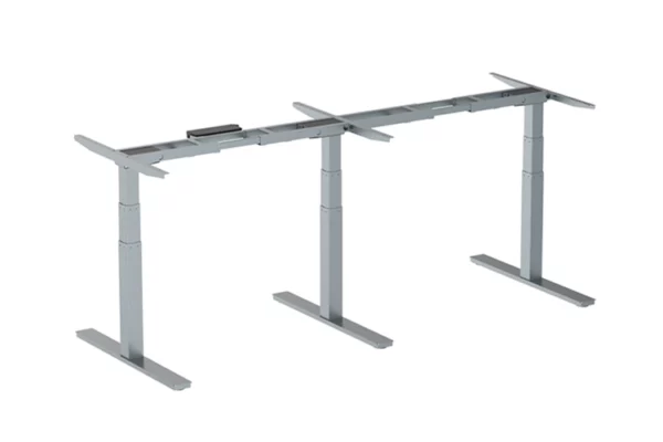 3-leg I-shape 3-motor standing table frame 180° for meeting table 23 -Vakadesk