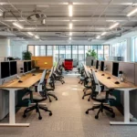 Height adjustable standing desks for ergonomic office space solutions projects -Vakadesk 88 (2)
