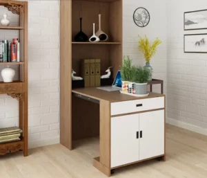 Space-saving Furniture - Pull-out dining table (1)