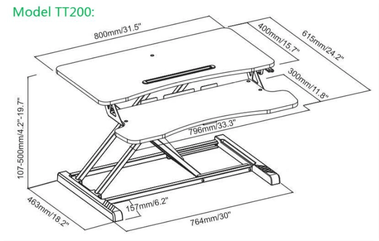 ergonomic workspace solutions - Vaka factory from China