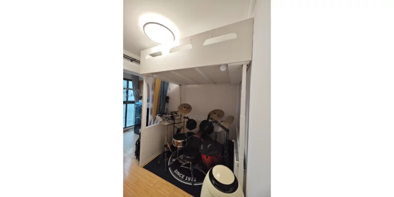 Smart furniture height adjustable beds with Drums _02 -Vakadesk -Residential furniture market trends