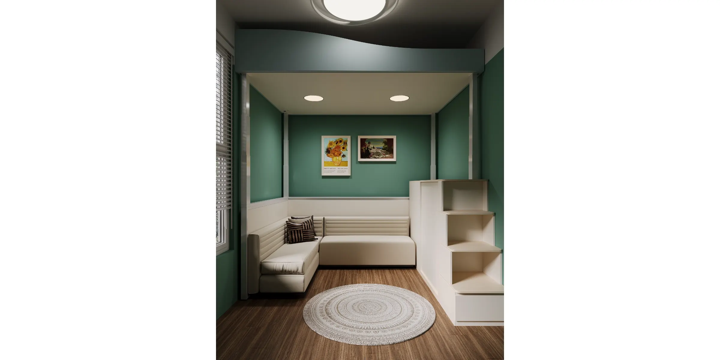 2025 New Arrival from Adjustable Bed Factory Vaka China - The Volex Lifting Loft Bed – Now Integrated Dual Eye-Care Lights (1)