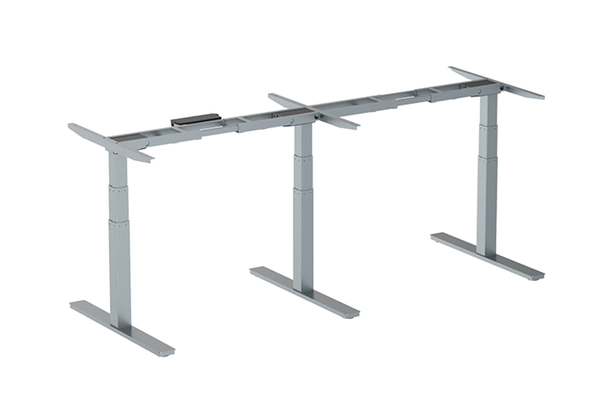 3-leg I-Shape 3-motor standing table frame for meeting table by China factory Vaka Intelligent Furniture