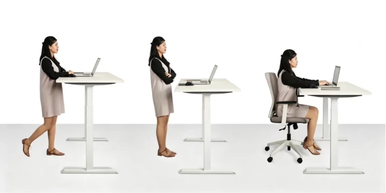 Workplace Ergonomics with Vaka standing desk from China factory