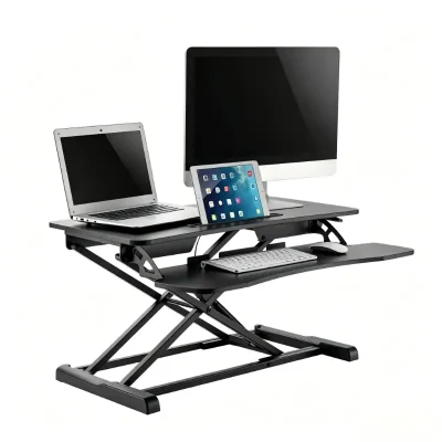 Gas spring height adjustable standing desk converter TT200 Vaka Intelligent Furniture China factory_